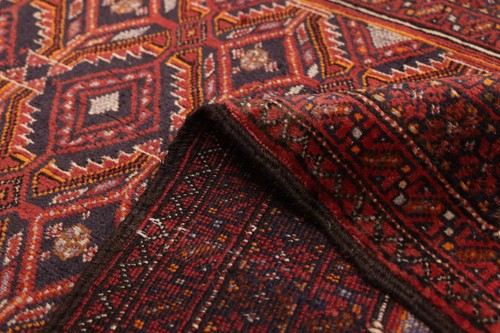 Vintage Hand-Knotted Area Rug 2'9" x 5'0" Traditional Wool Carpet - Picture 4 of 9