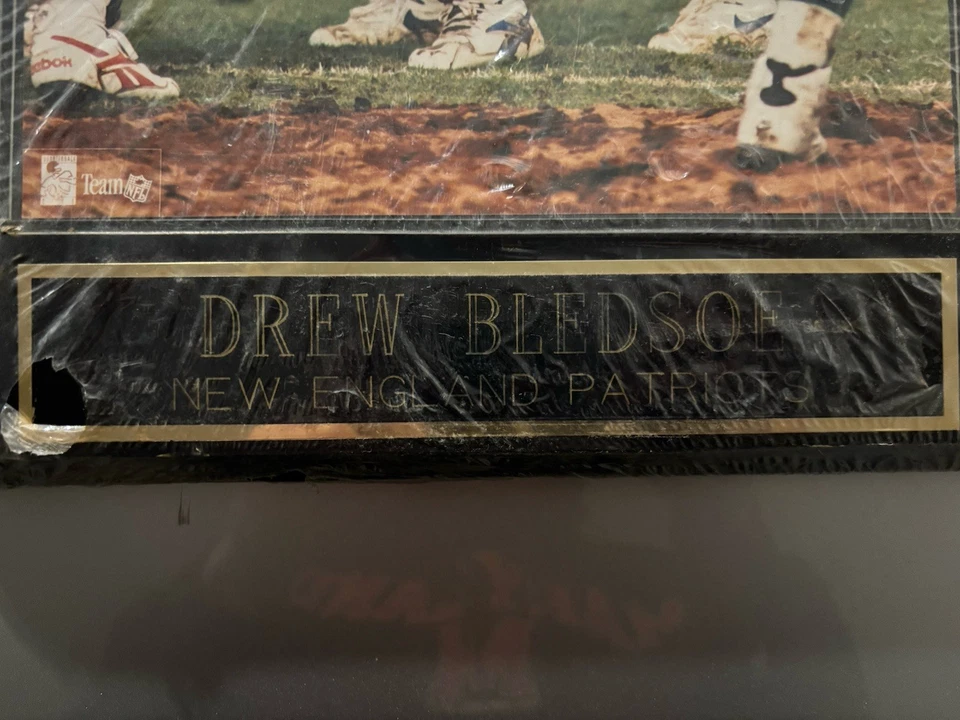 Placa Drew Bledsoe firmada Foto 2 de 3