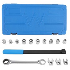 15pc Universal Ratcheting Serpentine Belt Tool Kit Removalinstallation Tool Set