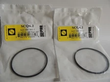 2 New PRB SCX6.2 Square Cut Belts for VCR, Cassette, CD and DVD Drives