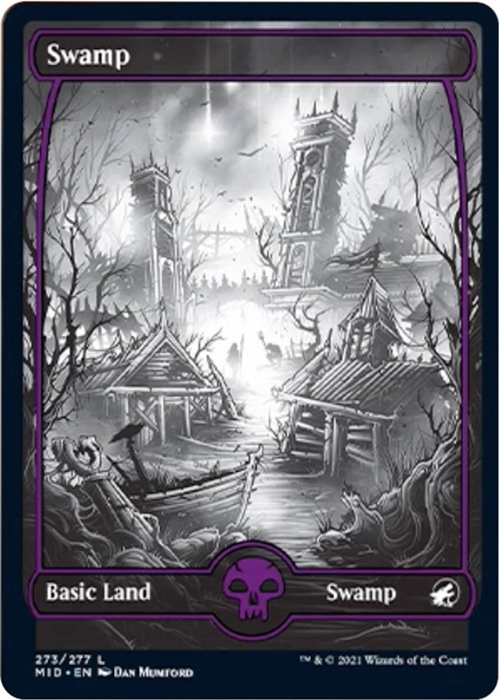 Swamp Normal [MID - 273] LP MagicInnistrad: Midnight Hunt