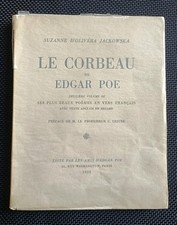 Suzanne d'Olivéra Jacowska - Le corbeau de Edgar Poe - 1933 - dédicace illustré