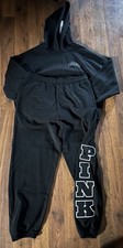 PINK Victoria Secret Matching Set Hoodie and Sweatpants Size L NWT