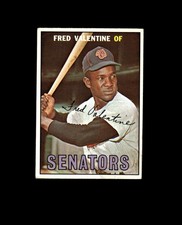 1967 Topps 64 Fred Valentine VG-EX #D1,492921