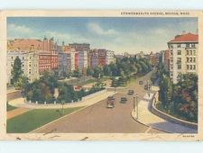 Linen BUILDINGS ON COMMONWEALTH AVENUE Boston Massachusetts MA F1154