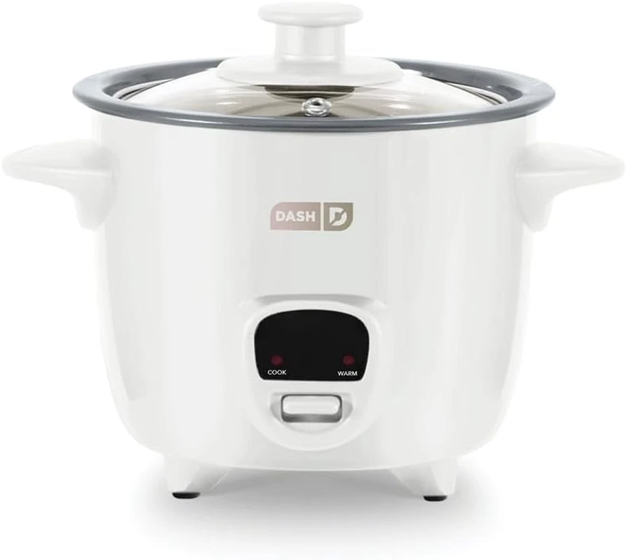 Mini Ceramic Rice Cooker - Designed for Single-Serve Cooking - Compact Rice Cook