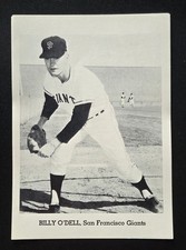 Billy ODell, San Francisco Giants - 1958-1965...