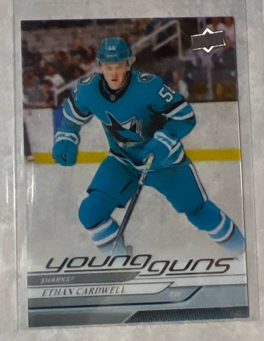 2024-25 Upper Deck Series 2 Young Guns Clear Cut Ethan Cardwell #459 Rookie RC
