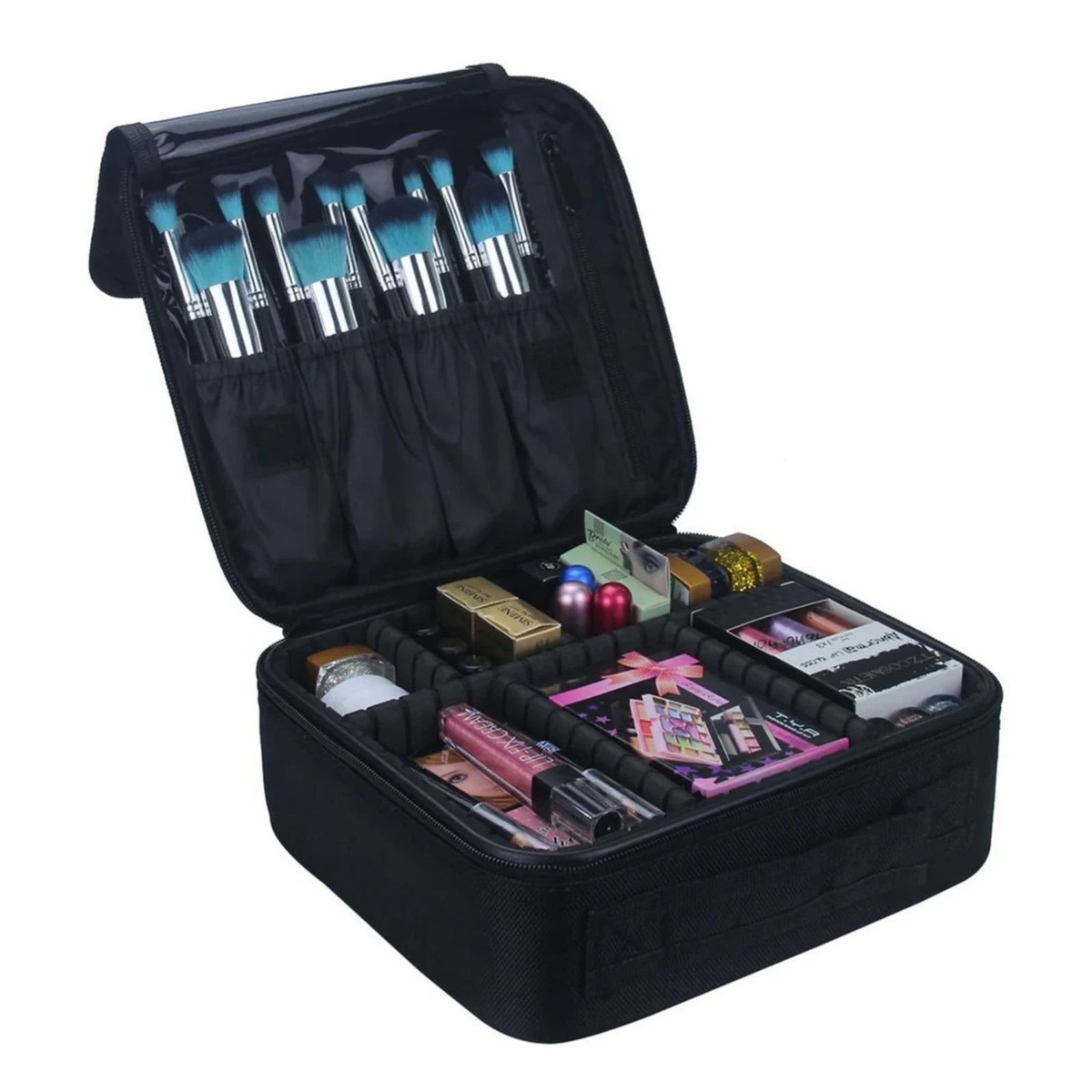 Travel Makeup Train Case Makeup Cosmetic Case Organizer Portable  View 4