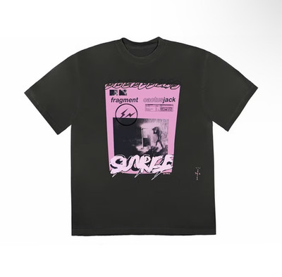 Travis Scott Cactus Jack x fragment Pink Sunrise T-shirt Men s XL