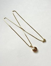 Louis Vuitton LV Logo Charm Pendant on Chain/...