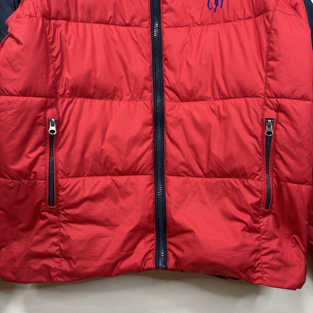 Piumino Polo Ralph Lauren rosso nylon ricamato logo pony XL originale dal GIAPPONE