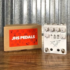 JHS Pedals Flight Delay with Chorus & Vibrato Guitar Effect Pedal White