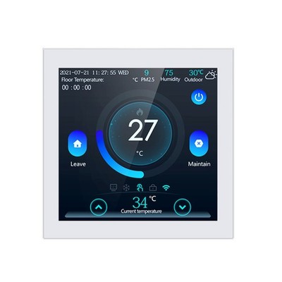 WIFI Thermostat LCD Touch Raumthermostat Weiß Für Gasboiler/Wasser Heizung 3A