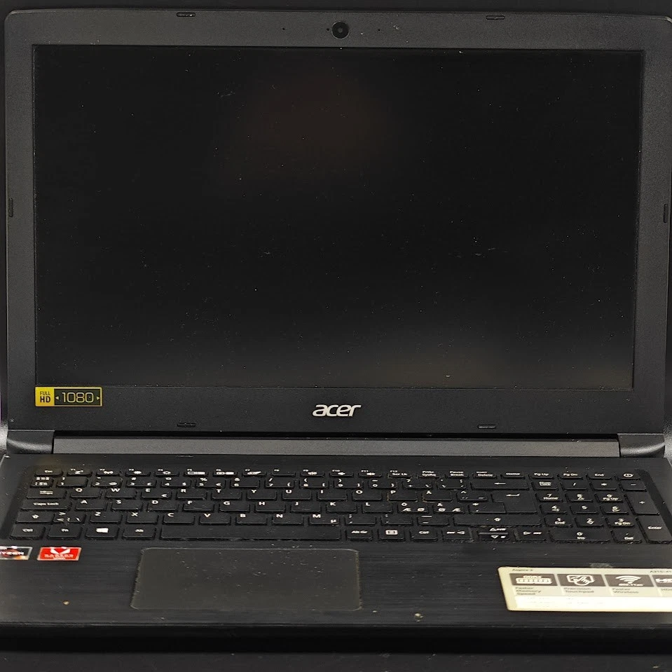 Acer Aspire A315-41-R7SB 15.6 " Laptop - Runderneuert, Nein Ladegerät - Bild 2 von 4