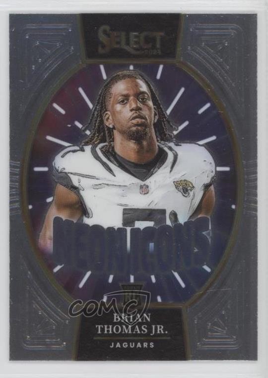 2024 Panini Select Neon Icons Brian Thomas Jr #17 15wb