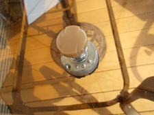 Vtg Nos Cole 3 Position In Dash Switch Butterscotch Knob Chrome Retaining Nut