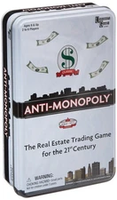 University Games Anti Monopoly Travel Tin, 1487