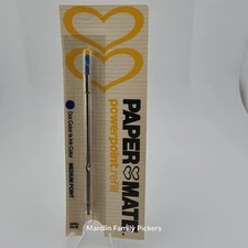 Paper Mate PowerPoint Refill Blue 1983 on Original Cardstock