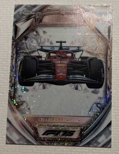 Charles Leclerc #D75-23 2025 Topps Chrome Formula 1 Diamond 75th Anniversary card