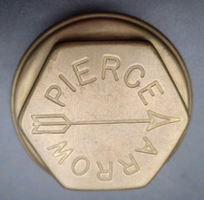 Vintage Pierce Arrow Brass Grease Cap Vintage Pierce Arrow Brass Grease Cap
