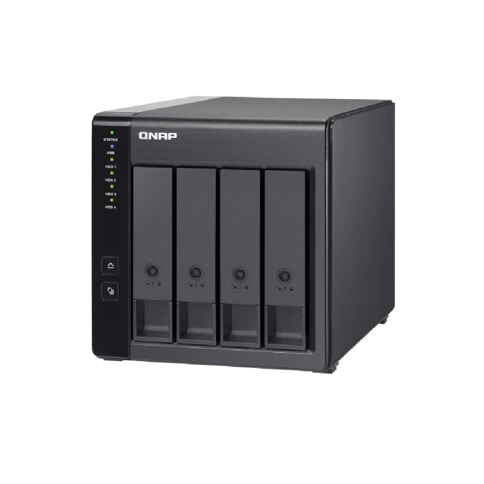 QNAP TR-004 4 Bay NAS Servers Storage Expansion Enclosure 3.5in SATA HDD - Black - Image 2 of 4