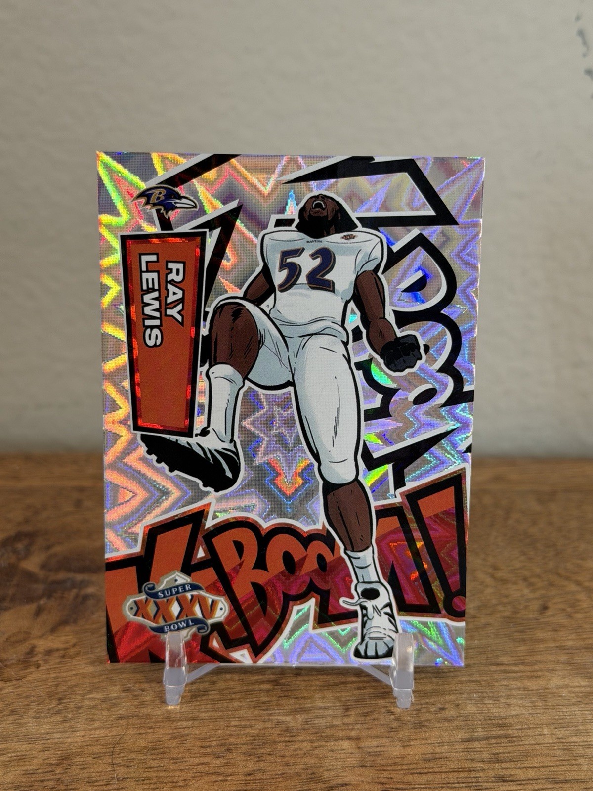 2025 Panini Absolute - Kaboom! Ray Lewis #8 Case Hit SSP Super Bowl XXXV
