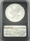 2025 (P) $1 Silver Eagle w/ Eagle Privy First Releases NGC MS69 Black Retro Core — photo 2
