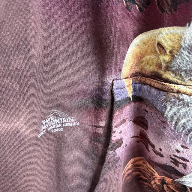 Sudadera con capucha The Mountain Eagle & Clouds para hombre talla L Dimitar Neshev 2011 patriótica de EE. UU. Foto 2 de 4