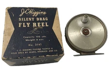 Vintage J C Higgins (Sears)  3141 Silent Drag Fly Reel.