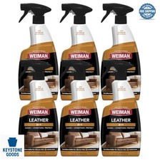 Leather Cleaner Conditioner Protector Spray 6 Pack 22 oz UV Protection For Car