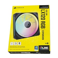 Corsair iCUE LINK LX120 RGB 120mm PWM Single Fan Expansion Black CO-9051025-WW