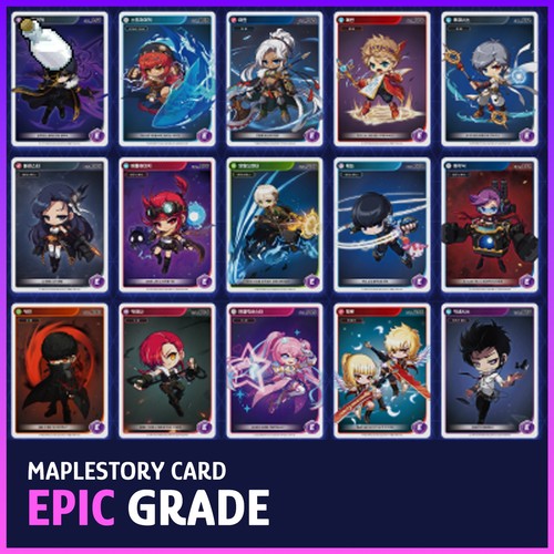 MapleStory SAMMELKARTE - EPISCH, Charakter auswählen - Bild 1 von 49