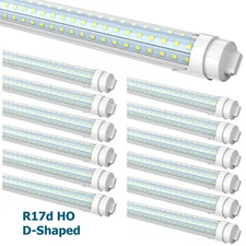 8FT Led Tube Light HO T8 F96T12 72W 90W 8 Foot Led Shop Light R17D Base Bulb ETL