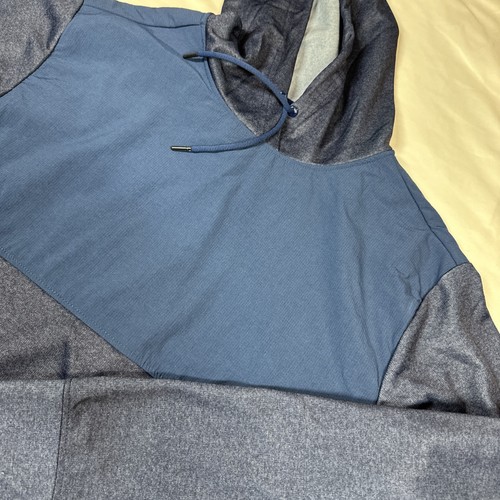 Men's Tahari Sport Mascot Hoodie Blue XL - Picture 4 of 10