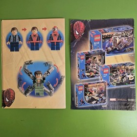 LEGO Spider-Man: Doc Ock's Hideout (4856) W/ Instructions No Harry Osborne / Box