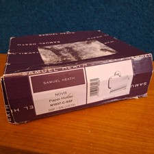 Ex Display Samuel Heath Novis Toilet Paper Holder N1037-C-SSF Stainless Steel