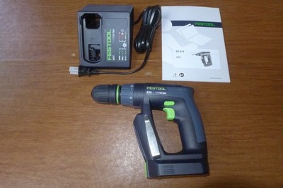 Festool CXS 12 Cordless Drill, Battery, Charger & Manual