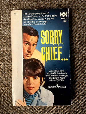 Get Smart Sorry, Chief... by William Johnston (1966) paperback NICE Max Smart