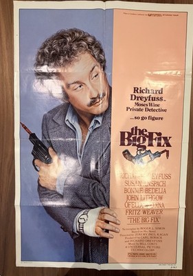 The Big Fix Original US Movie Poster 1978 Vintage Exploitation Film