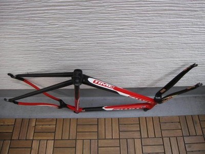Time VX Special Pro Carbon Road Bike Frame Red Black Size 52 | eBay