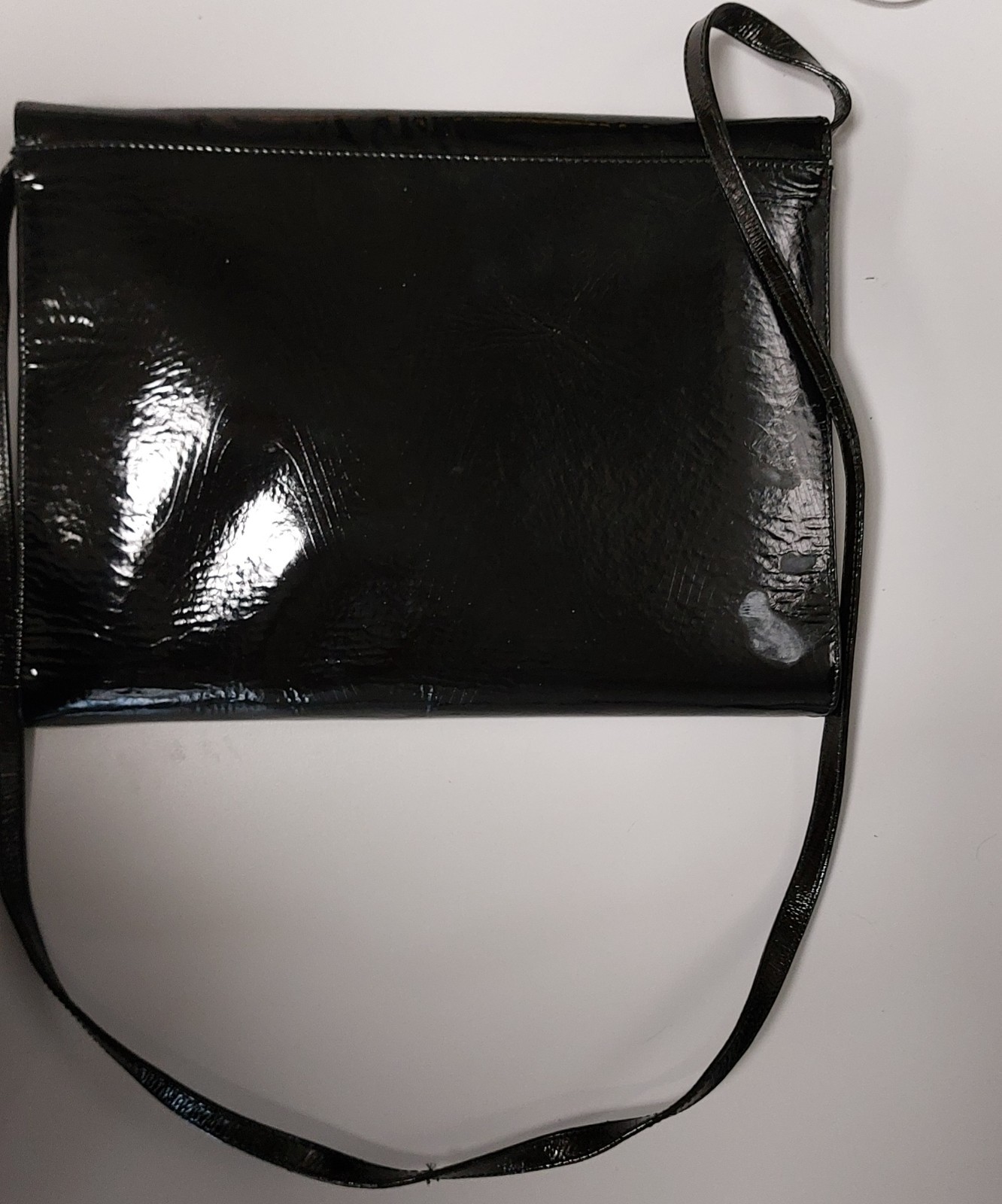 borsetta nera tracolla donna vintage Sergio Rossi