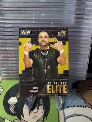 2023 Upper Deck AEW Flagship Eddie Kingston We Are All Elite Gold Card AE-32