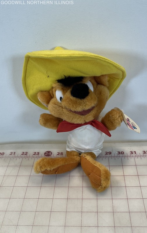 Vintage 1997 Looney Tunes Speedy Gonzalez Plush Toy (ACE)