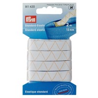 Standard-Elastic 12 Mm Weiß, Packung Mit 2M, Gummiband, Gummilitze
