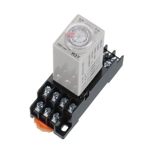 DC24V Timer Relay, 4PDT Time Relay Timing Delay ON Time 14 Pin 1S-30S ...
