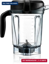 Blender Pitcher 64oz Low-Profile, Compatible with Vitamix 5000, 5200, 6300, 750,