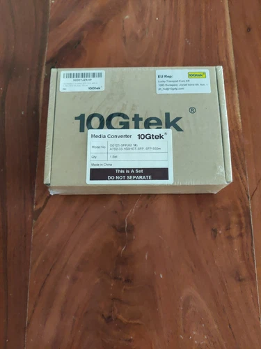 10GTek G0101-SFP 1.25G Gigabit SFP to Ethernet WITH 1.25G Module G0101-SFP