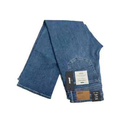 NWT! Mavi Matt Classic Men's Straight Leg Jeans Medium Wash Blue Jeans, 34 x 32