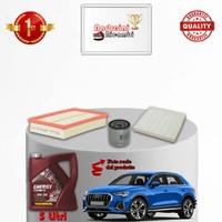 Set Service 3 Filter Und ÖL FüR Audi Q3 F3 1.5 Tfsi 110KW 150CV Von 2018-
